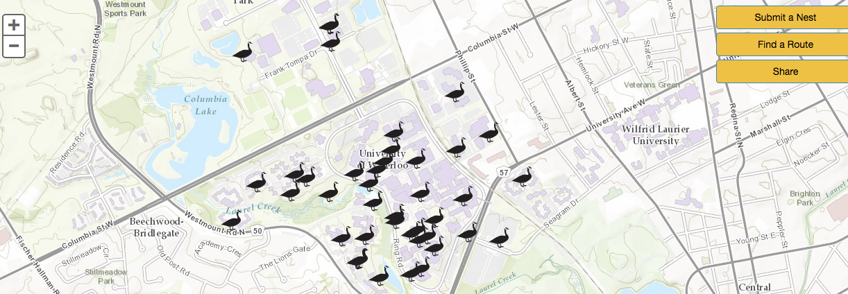 滑铁卢大学研发跟踪地图