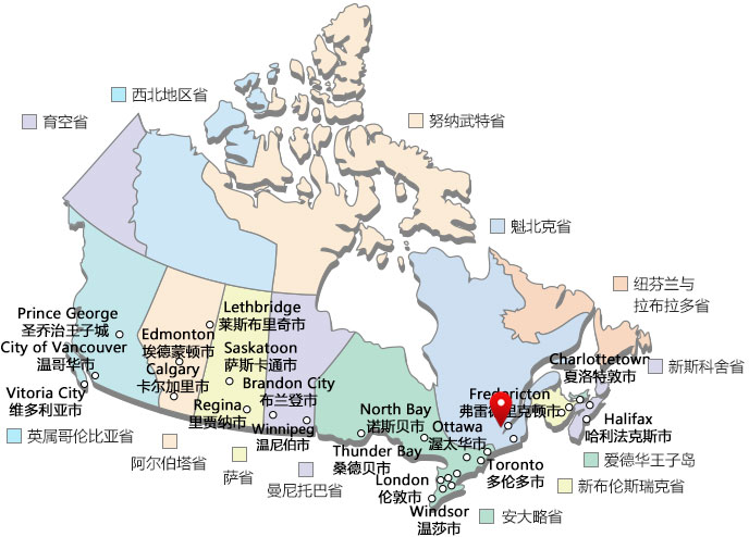 蒙特利尔地图 中文版图片